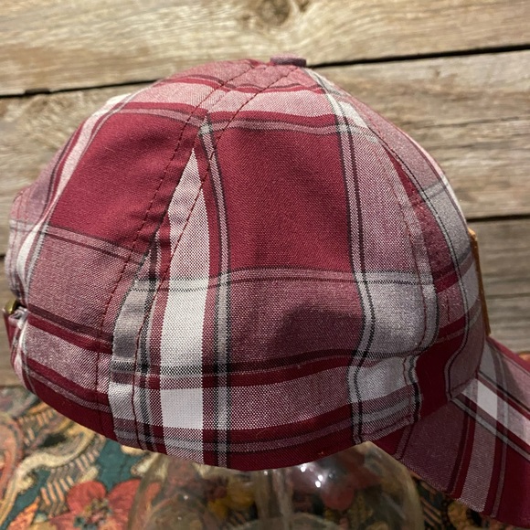 NWOT Awesome LOVE YOUR MELON Adjustable Plaid Cap - Made in USA, OSFM - Picture 3 of 9